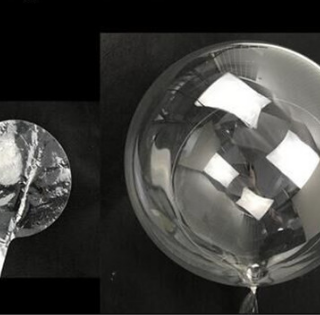 "Bobo" Skaidrus, tvirtas balionas iš PVC medžiagos - 46 cm