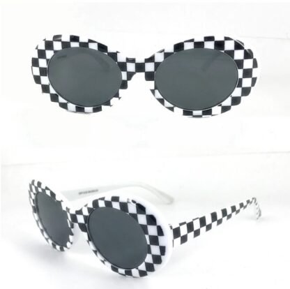 checkered glasses