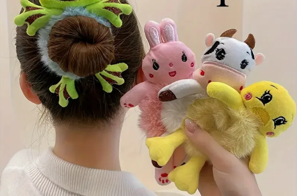 Mielos pliušinės gumytės plaukams - Image 12